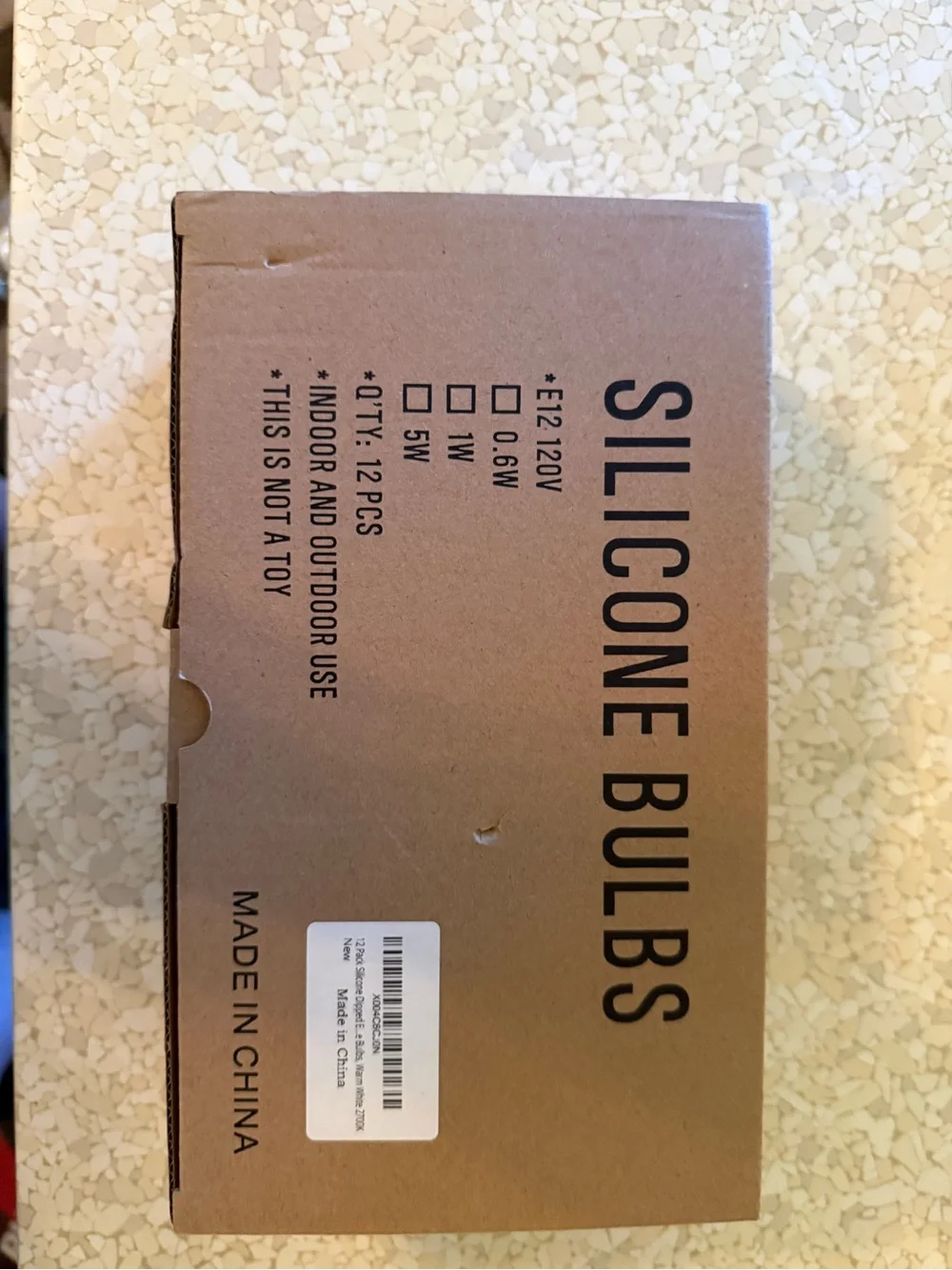 Silicone Dipped Candle Light Bulbs E12 120V / 2-6 Packs